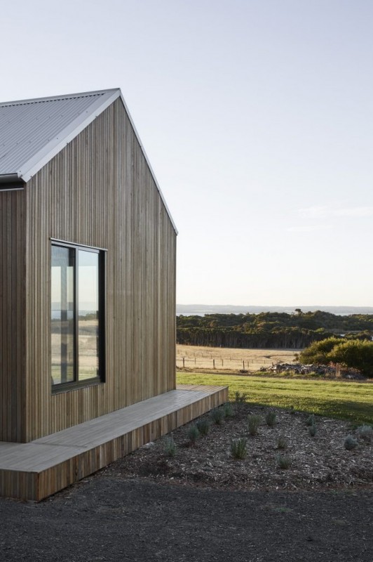 Дом, спроектированный в виде двух павильонов, в Виктории, Австралия