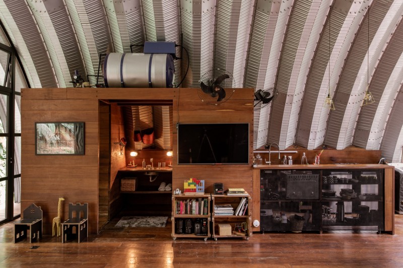 Интерьер оригинальной постройки в Парати, Бразилия