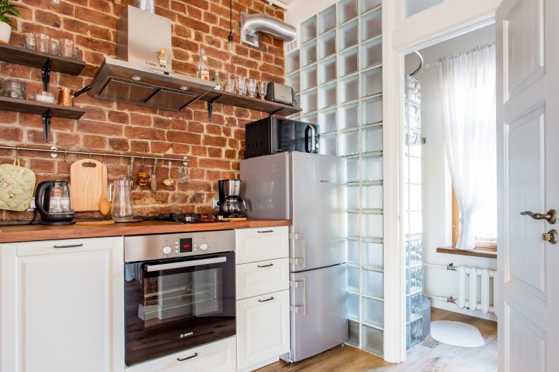 Интерьер уютной стильной мансарды