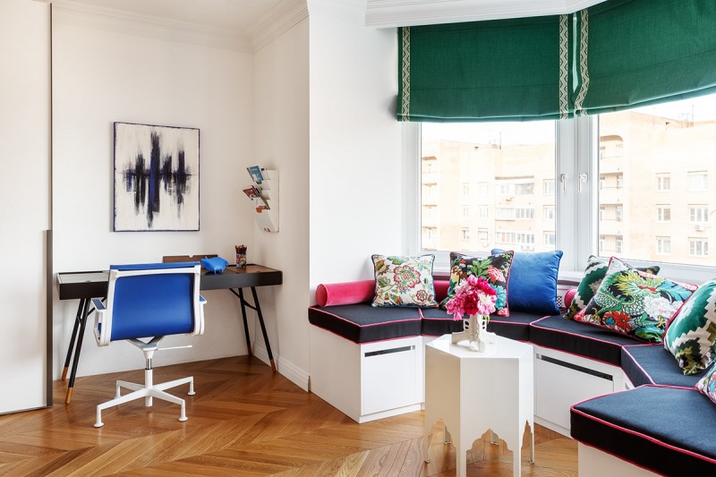 Яркий и необычный интерьер Яркий и необычный интерьер