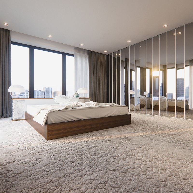 Пентхаус, оформленный в темных тонах