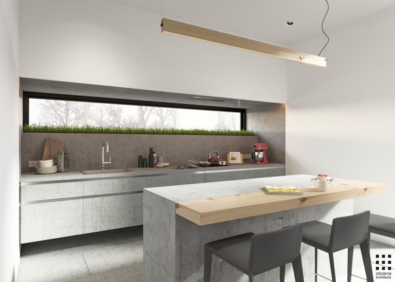 Проект дома, оформленного в спокойных тонах