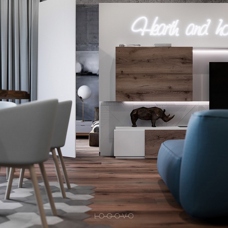 Проект просторной квартиры в Минске