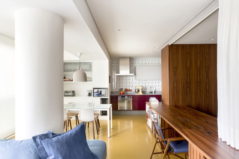 Современная квартира-студия в Сан-Паулу