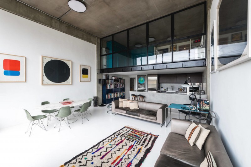 Дизайн лондонского промышленного лофта