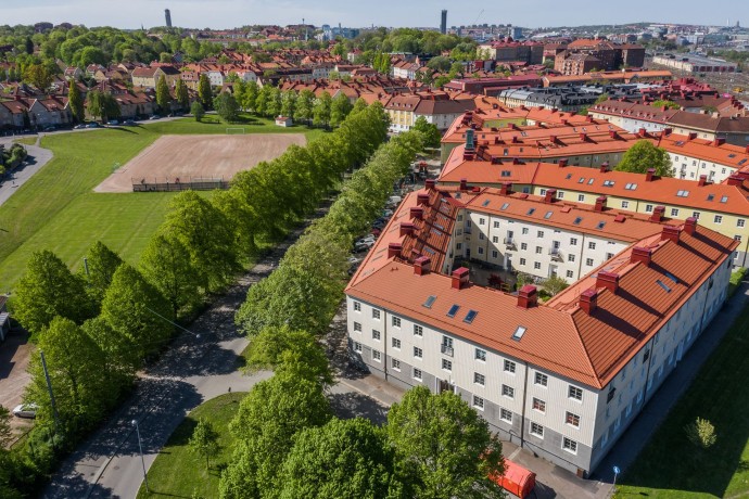 Двухуровневая квартира площадью 62,2 м2 в Гётеборге, Швеция