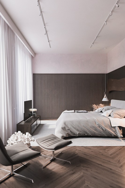 Интерьер квартиры в пастельных тонах