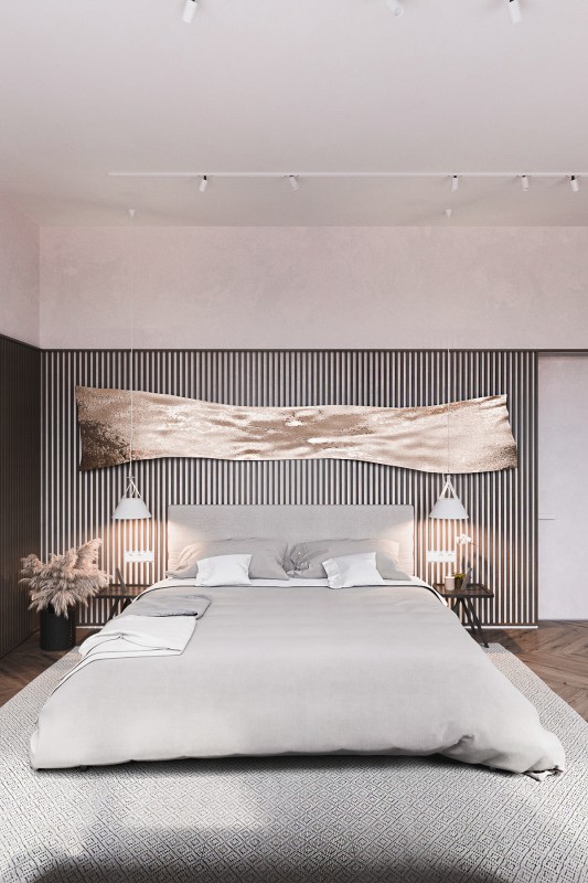 Интерьер квартиры в пастельных тонах