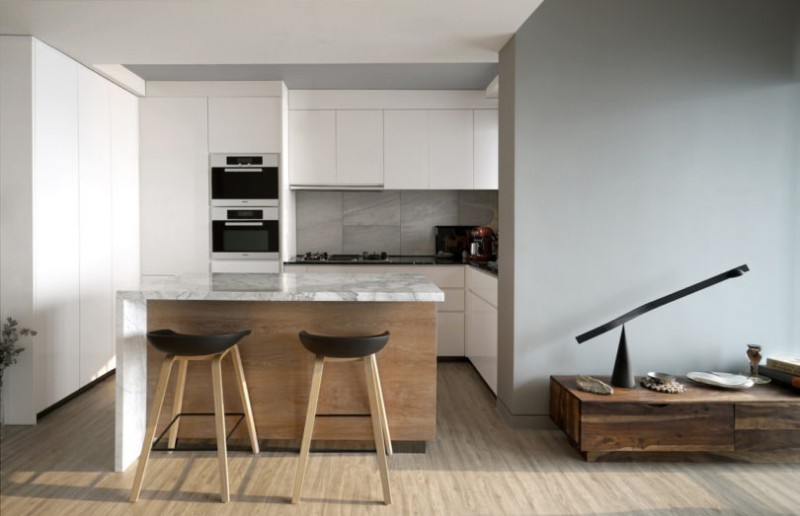 Минималистичная компактная квартира в Гонконге Минималистичная компактная квартира в Гонконге