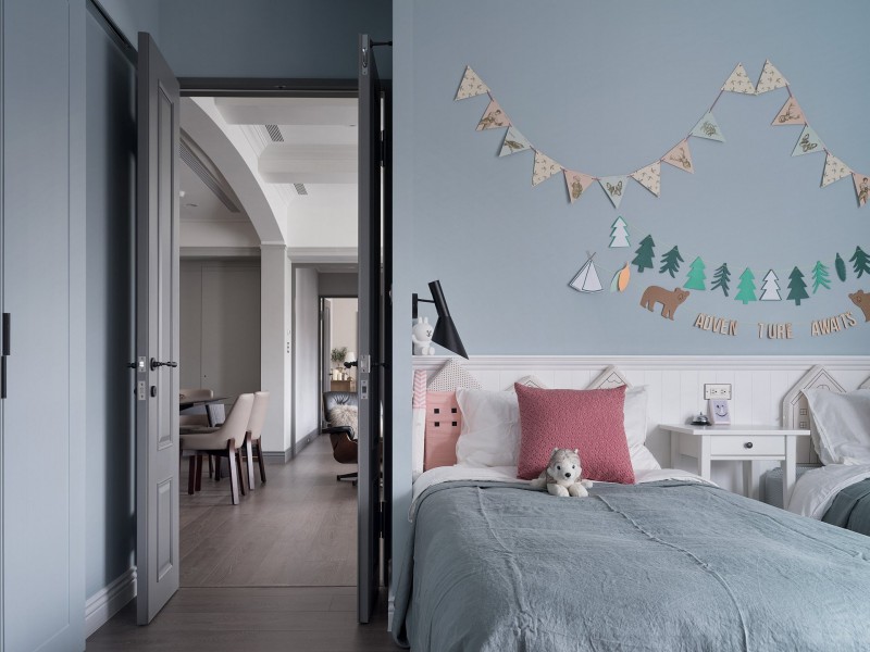 Приятные пастельные оттенки в интерьере квартиры в Тайбэе