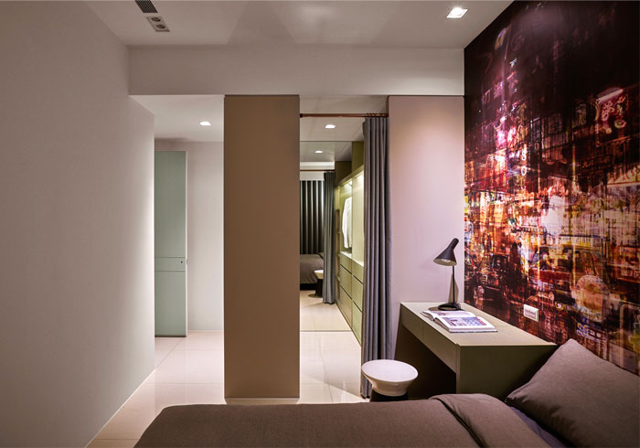 Азиатская простота оформления, чистые и простые линии в интерьере тайваньской квартиры