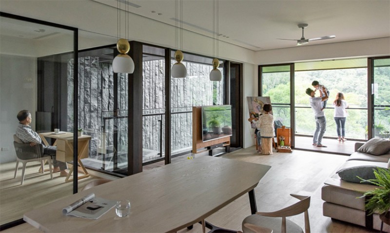 Дом для старшего и младшего поколения одной семьи в Тайбэе Дом для старшего и младшего поколения одной семьи в Тайбэе