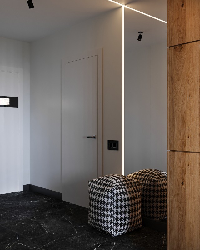 Гармоничное сочетание цветов в интерьере минской квартиры