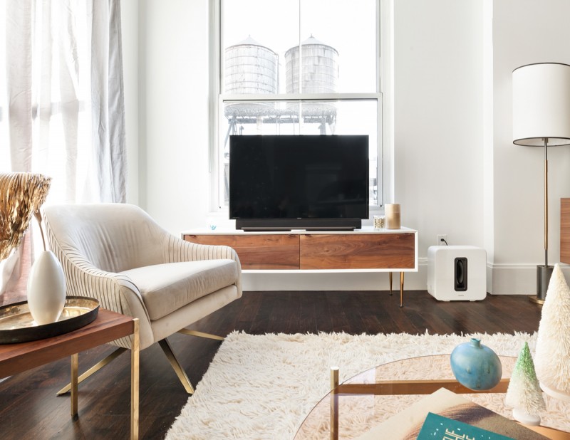 Интерьер апартаментов в Нью-Йорке Интерьер апартаментов в Нью-Йорке