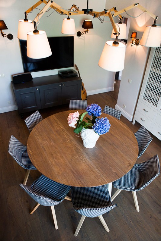 Интерьер богемной квартиры для семейной пары с детьми