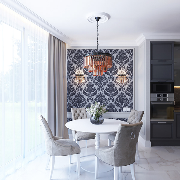 Интерьер квартиры в неоклассическом стиле