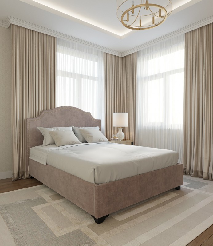 Интерьер загородного дома в пастельных тонах