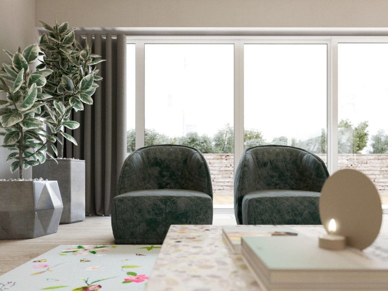 Со вкусом оформленный загородный дом