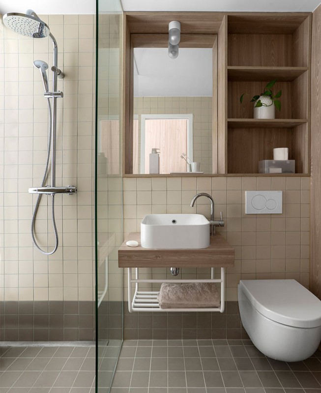 Проект двухуровневой студии в Париже