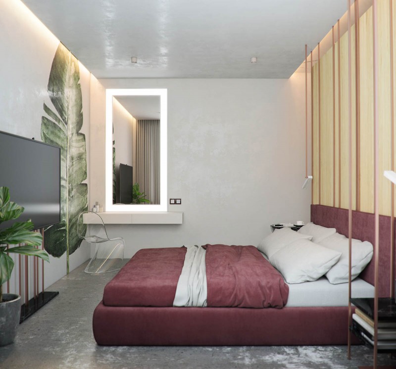 Простая, но элегантная атмосфера с элементами роскоши