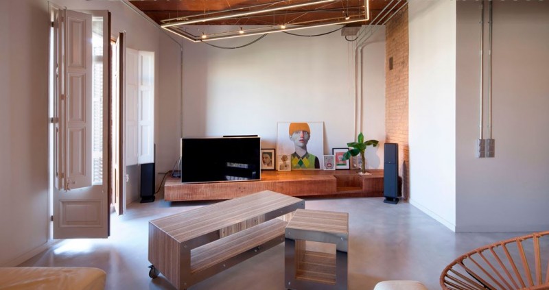 Светлая квартира в индустриальном стиле Светлая квартира в индустриальном стиле