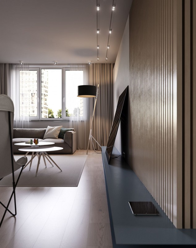 Интерьер квартиры в бежевых тонах Интерьер квартиры в бежевых тонах