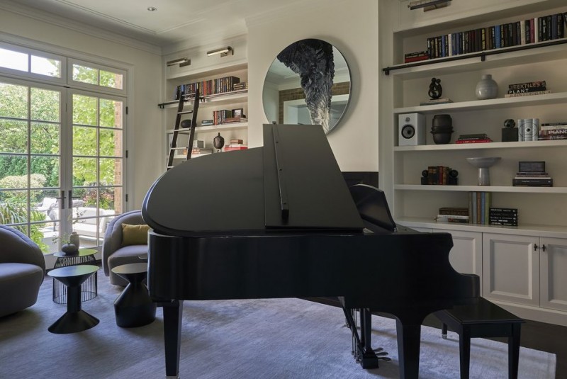 Интерьер роскошного дома в Линкольн-парке, Кук-Каунти, Иллинойс