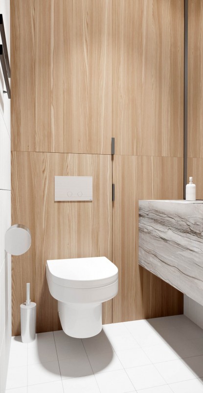 Яркий элегантный интерьер небольшой квартиры