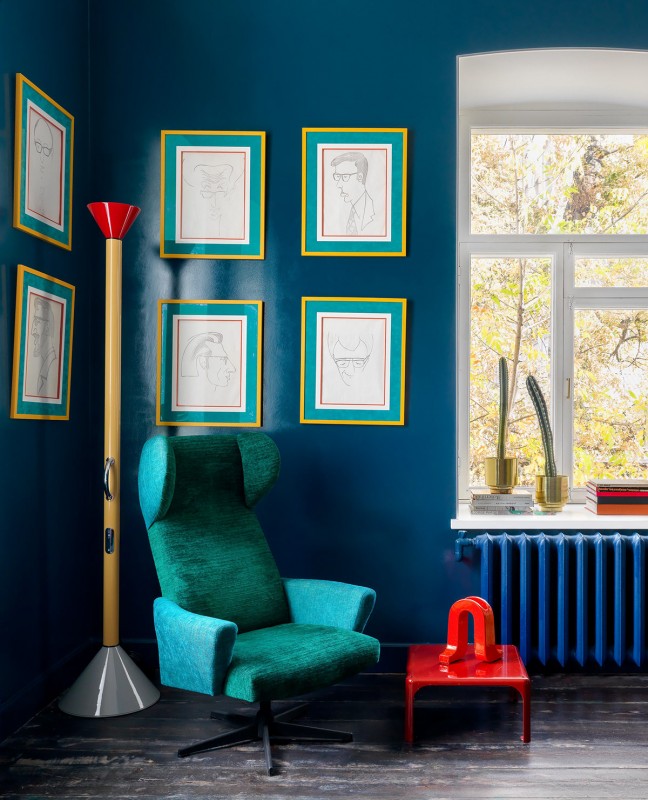 Квартира с очень смелым дизайном