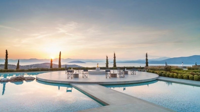 Отель Amanzoe в Арголиде, Греция