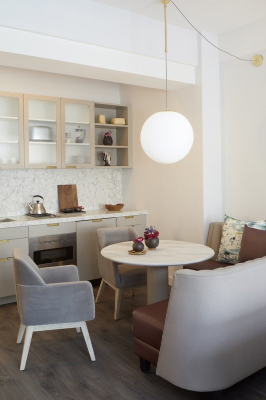 Отель с рабочими офисами Assemblage John Street 4* в Нью-Йорке