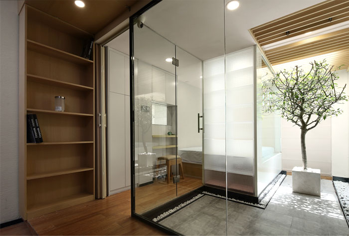 Открытая планировка квартиры в Шанхае, Китай