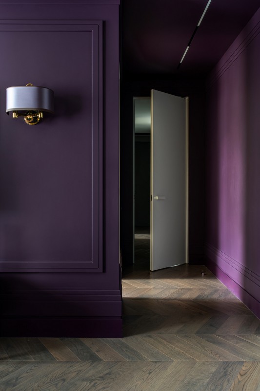 Выразительный и таинственный фиолетовый цвет в интерьере спальни Выразительный и таинственный фиолетовый цвет в интерьере спальни