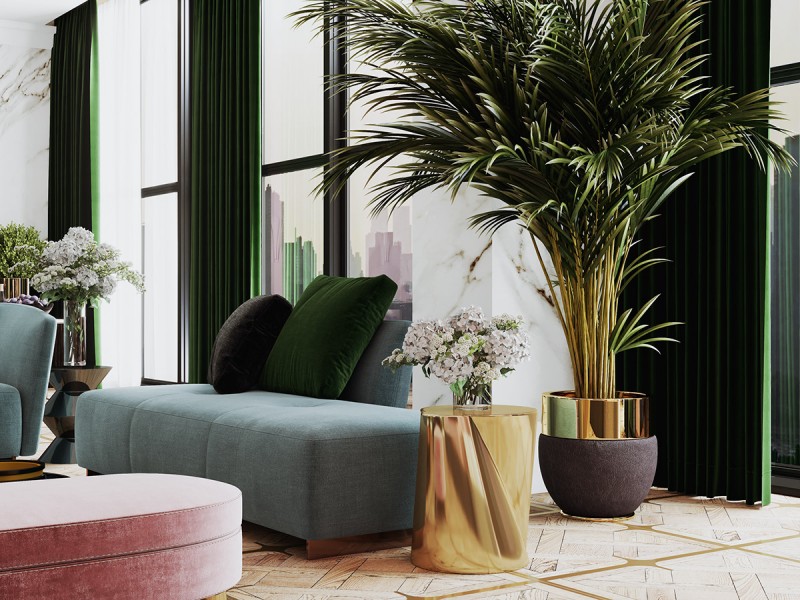 Люкс отеля в стиле "арт-деко"