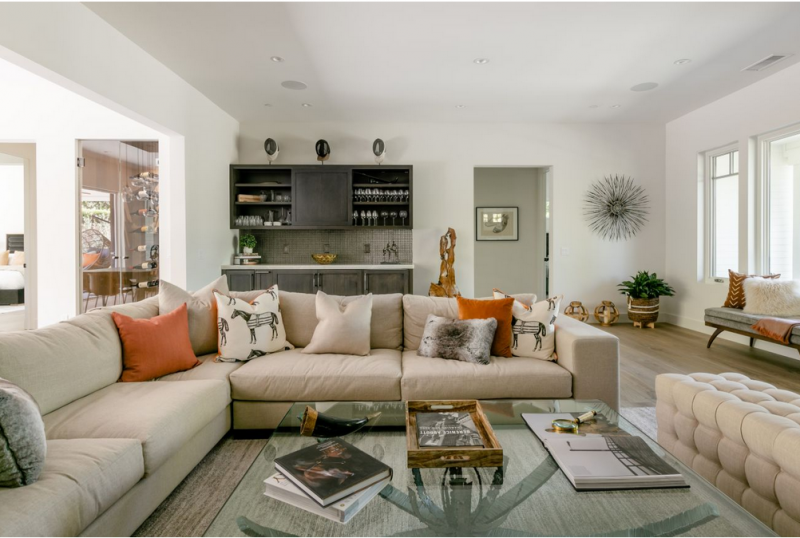 Современный фермерский дом в Сент-Хелине, Калифорния