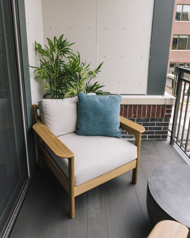 Стильный интерьер квартиры в Даунерс-Гроув, штат Иллинойс