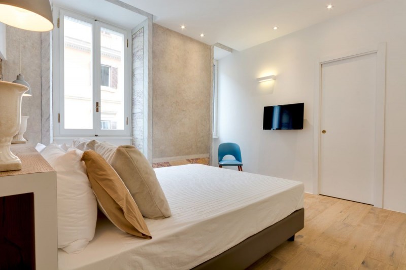 Теплая уютная обстановка квартиры в Риме Теплая уютная обстановка квартиры в Риме