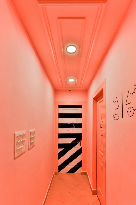 Интерьер индийского ресторана The Pink Zebra (Feast India Co.)