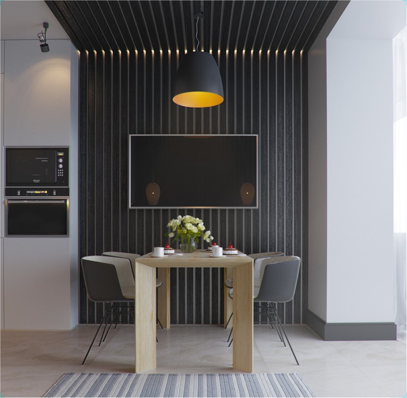 Интерьер квартиры площадью 78 кв.м.