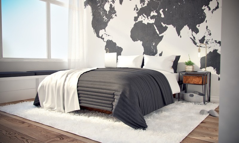 Интерьер просторных уютных апартаментов в Мадриде