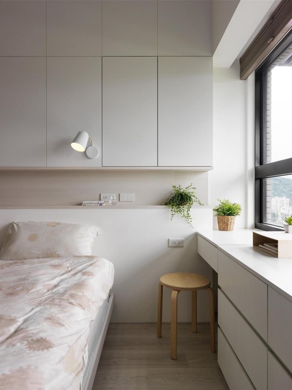 Интерьер светлой квартиры в Тайбэе