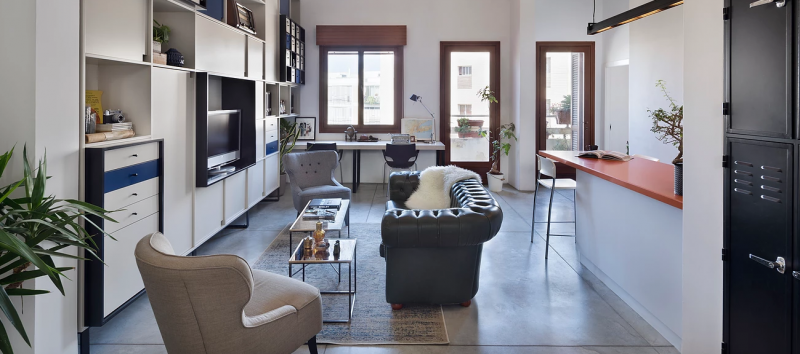 Лофт площадью 70 м2 в Тель-Авиве Лофт площадью 70 м2 в Тель-Авиве