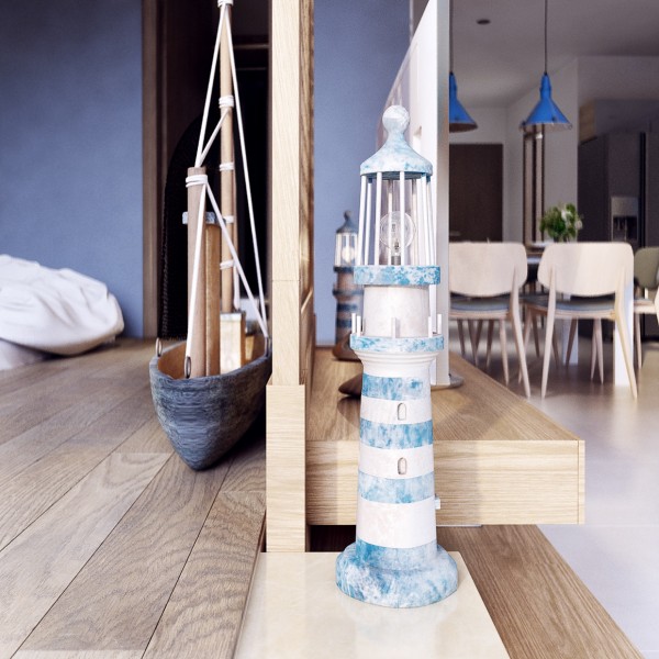 Пляжный дом в морской тематике