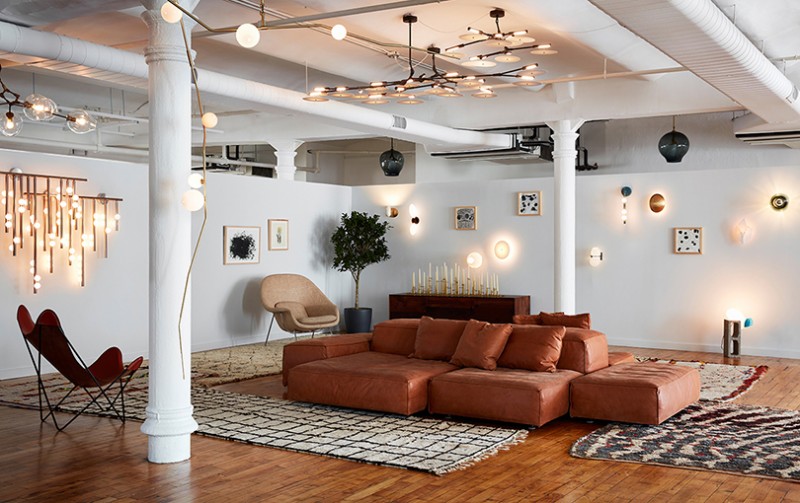 Выставочный зал нью-йоркского дизайнера Линдси Адельман на Манхэттене