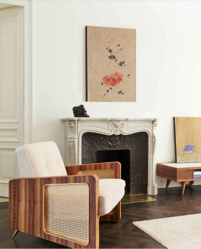 Элементы декора в стиле 50-х в апартаментах в Турине, Италия Элементы декора в стиле 50-х в апартаментах в Турине, Италия