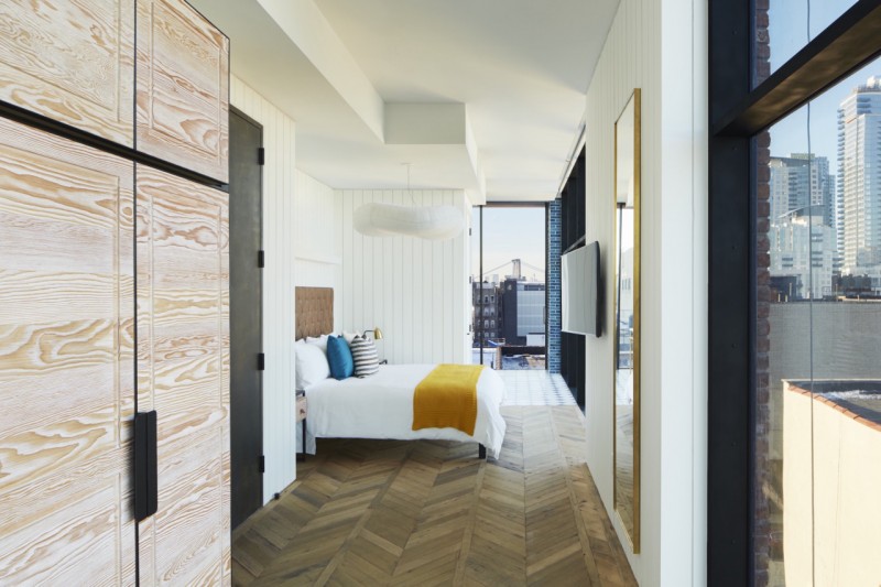 Интерьер отеля The Williamsburg в Бруклине