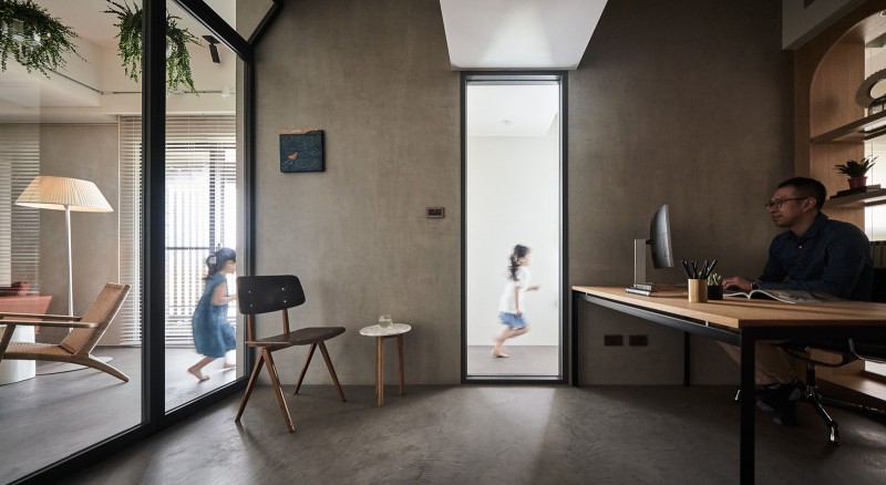 Интерьер семейного дома в Тайбэе Интерьер семейного дома в Тайбэе