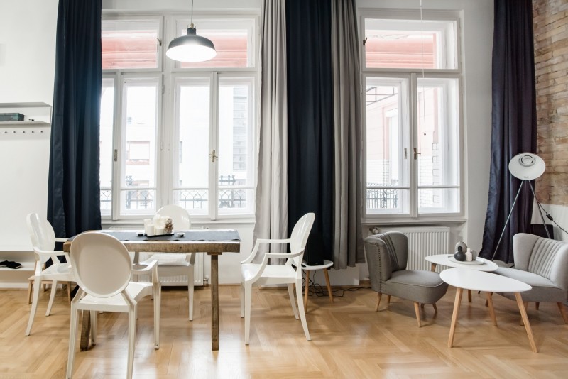 Интерьер стильной квартиры в Будапеште