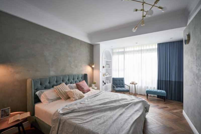 Сочетание классики и элементов индустриального стиля в тайваньской квартире