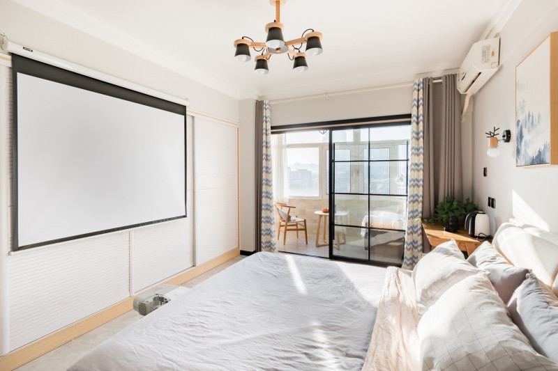 Апартаменты, оформленные в теплых тонах в городе Сиань, Китай